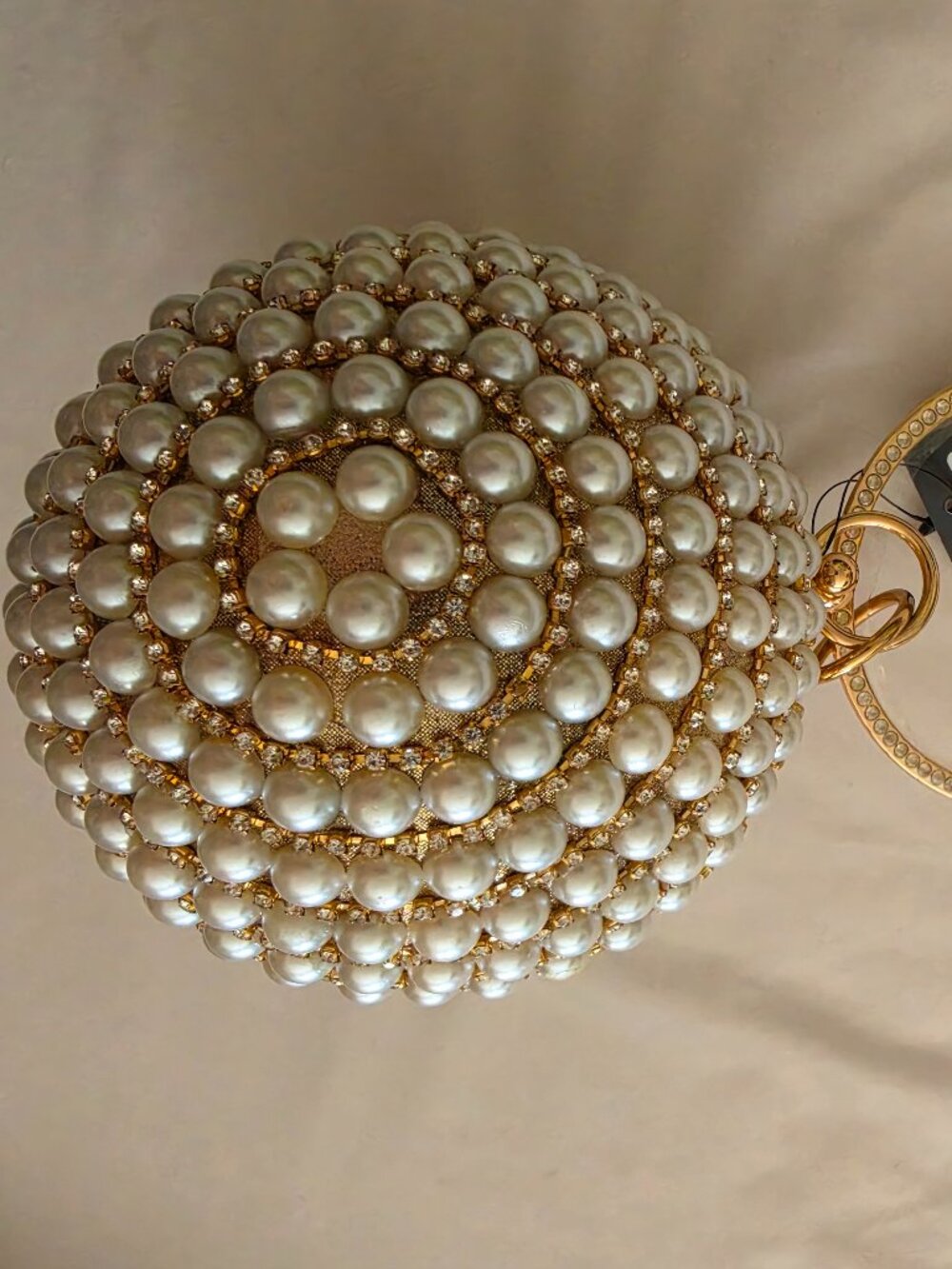 Badgley Mishka Pearl Ball Bag Statement Piece | Bridal | Special Occasion